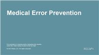 Medical Error Prevention