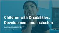 Children with Disabilities: Development and Inclusion