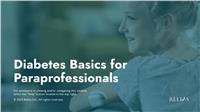 Diabetes Basics for Paraprofessionals