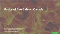 Basics of Fire Safety - Canada