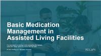 Basic Medication Management in Assisted Living Facilities