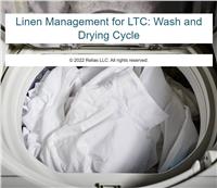 Linen Management for LTC: Wash and Drying Cycle