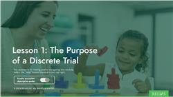 Introduction to Discrete Trial Instruction