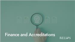 Finance and Accreditations