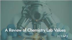 A Review of Chemistry Lab Values