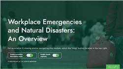 Workplace Emergencies and Natural Disasters: An Overview