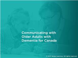 Communication and Dementia - Canada