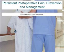 Persistent Postoperative Pain: Prevention and Management