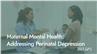 Maternal Mental Health: Addressing Perinatal Depression