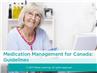 Managing Medications for Canada: Guidelines