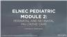 ELNEC Pediatric Module 2: Perinatal and Neonatal Palliative Care