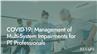 COVID-19: Management of Multi-System Impairments for PT Professionals